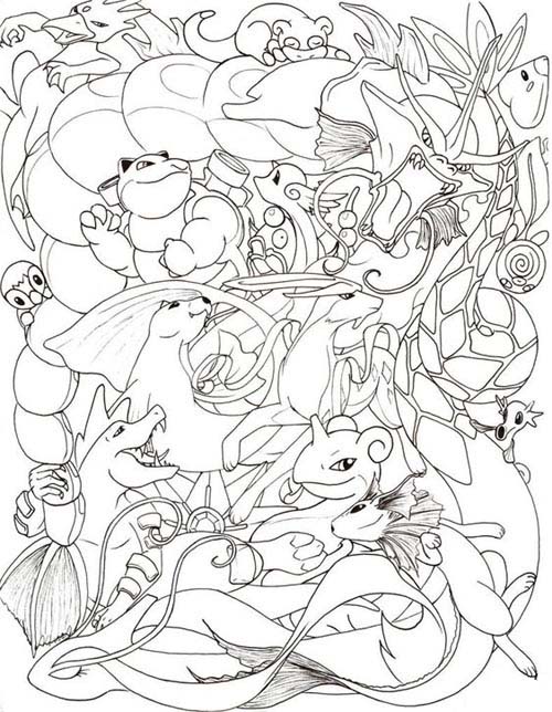 150 Pokemon Coloring Worksheets FREE Printable 33