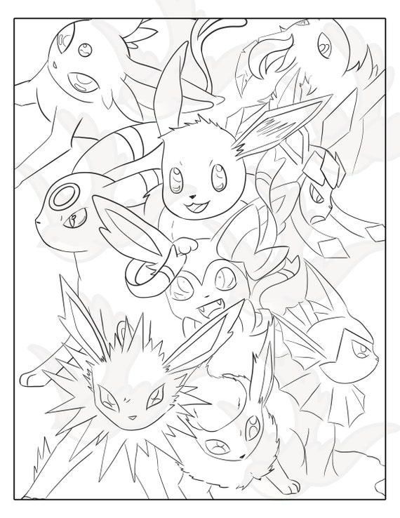 150 Pokemon Coloring Worksheets FREE Printable 40