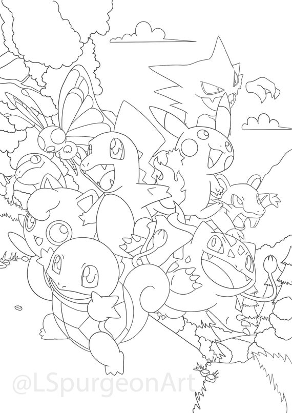 150 Pokemon Coloring Worksheets FREE Printable 53