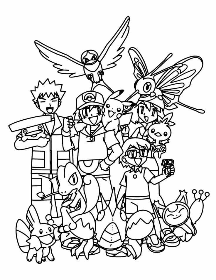 150 Pokemon Coloring Worksheets FREE Printable 98