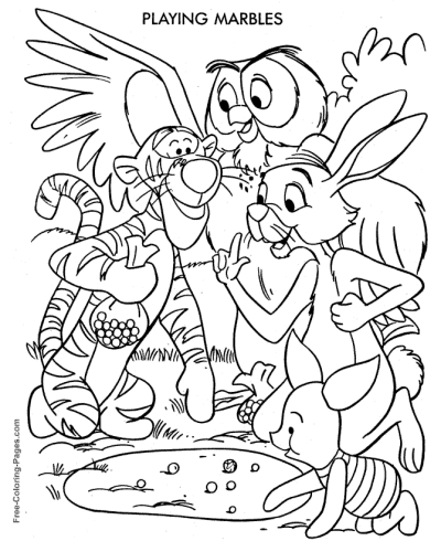 150 Winnie The Pooh Coloring Pages FREE Printable 104