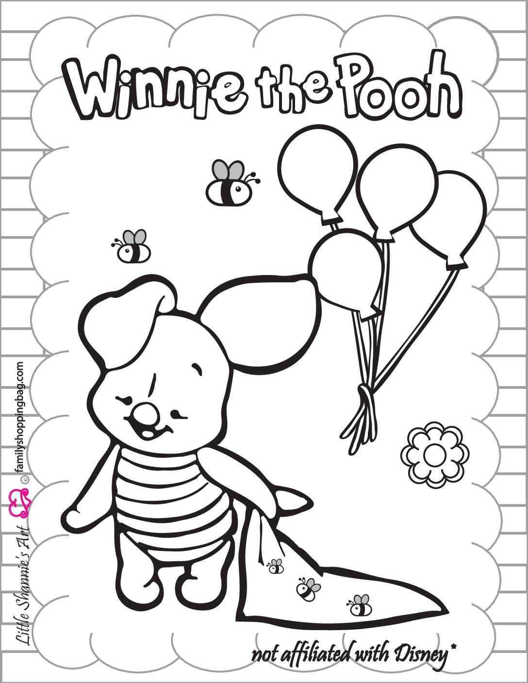 150 Winnie The Pooh Coloring Pages FREE Printable 108