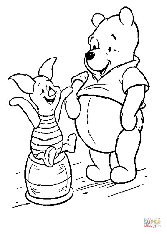 150 Winnie The Pooh Coloring Pages FREE Printable 116