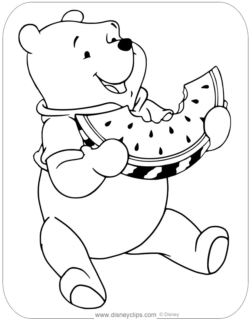 150 Winnie The Pooh Coloring Pages FREE Printable 123