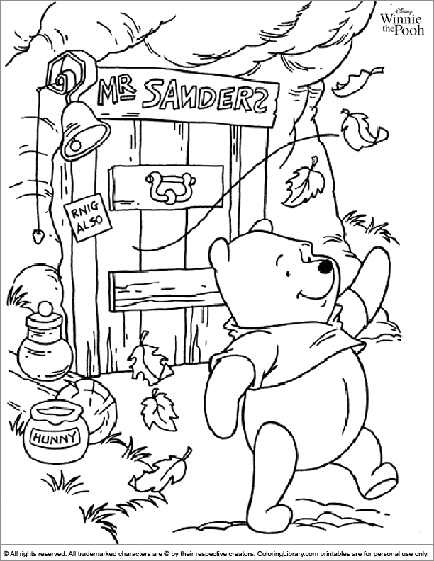 150 Winnie The Pooh Coloring Pages FREE Printable 125