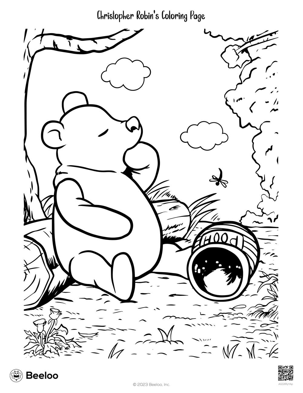 150 Winnie The Pooh Coloring Pages FREE Printable 126