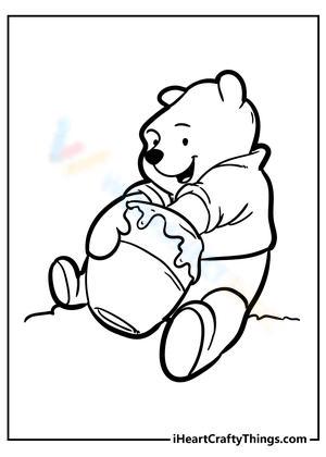 150 Winnie The Pooh Coloring Pages FREE Printable 134