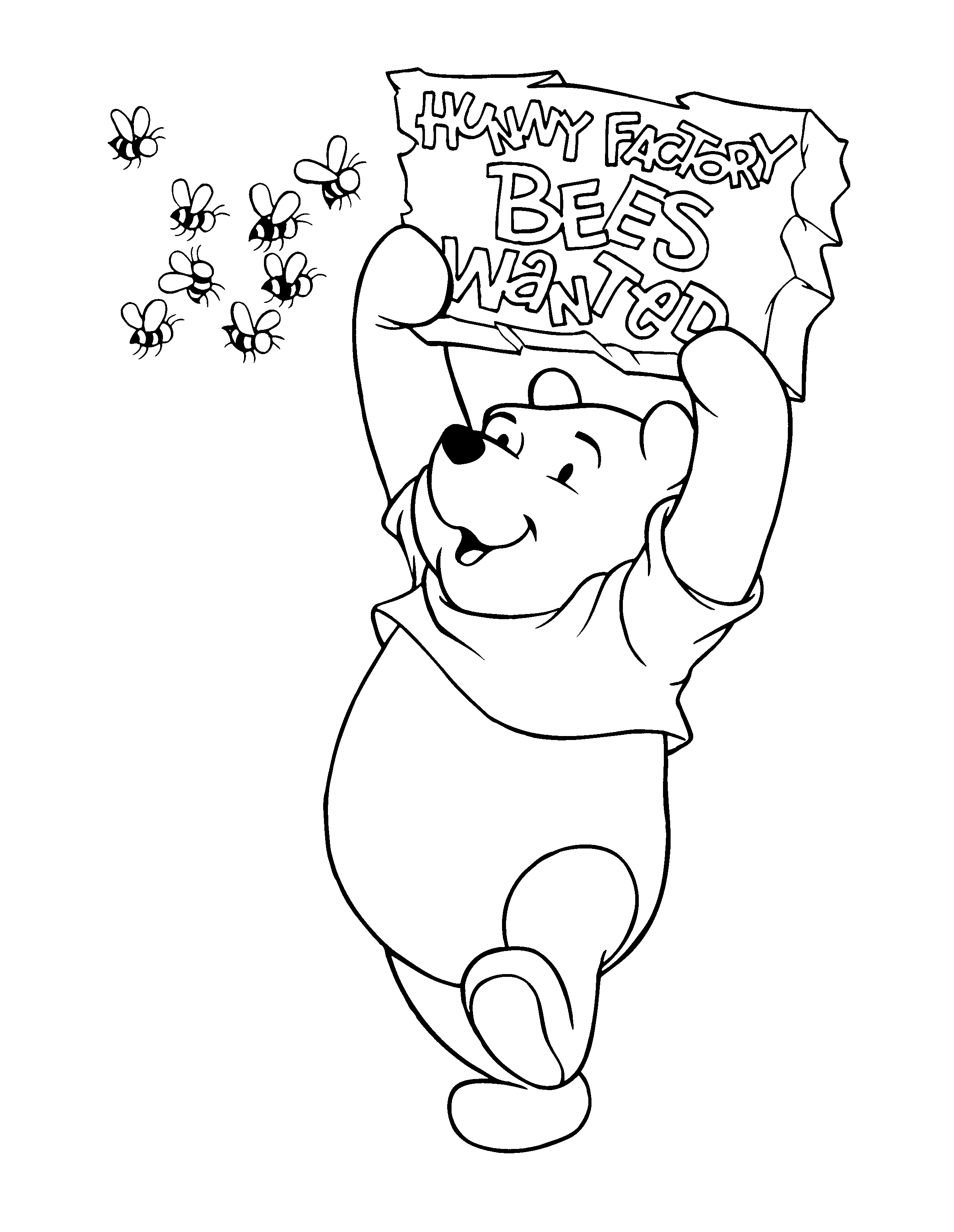 150 Winnie The Pooh Coloring Pages FREE Printable 142