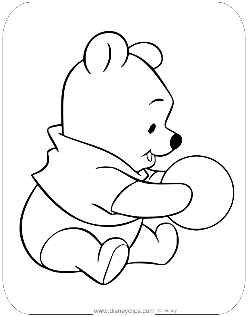 150 Winnie The Pooh Coloring Pages FREE Printable 18