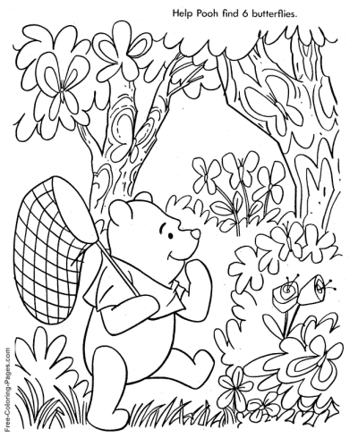 150 Winnie The Pooh Coloring Pages FREE Printable 23