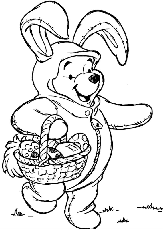 150 Winnie The Pooh Coloring Pages FREE Printable 24