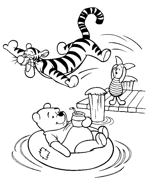 150 Winnie The Pooh Coloring Pages FREE Printable 48