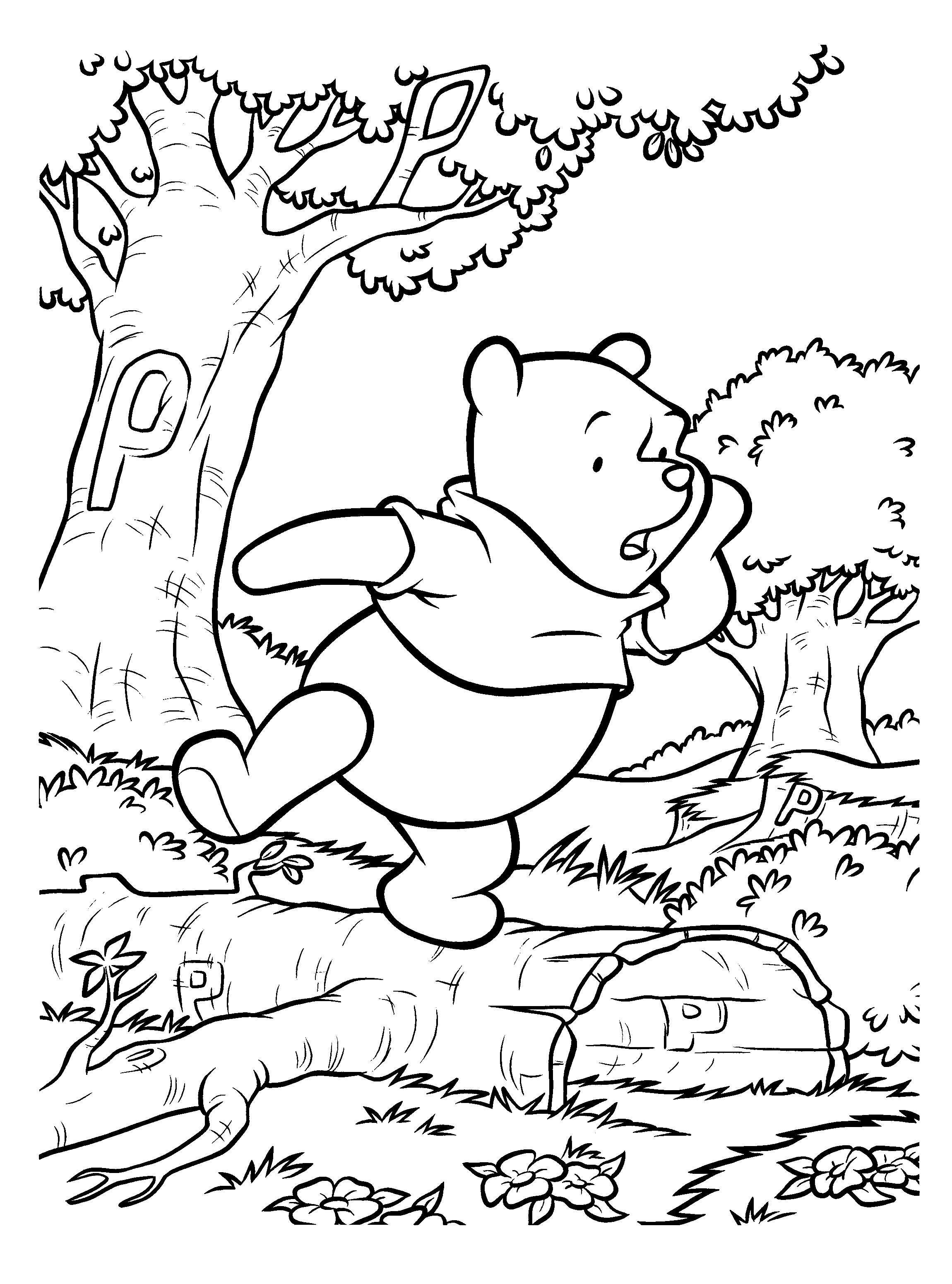 150 Winnie The Pooh Coloring Pages FREE Printable 50