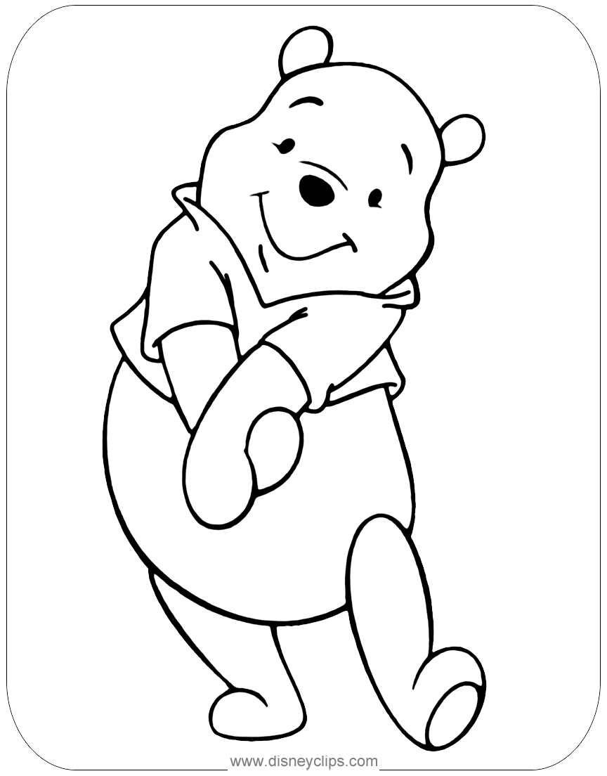 150 Winnie The Pooh Coloring Pages FREE Printable 68