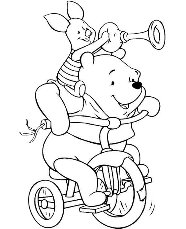 150 Winnie The Pooh Coloring Pages FREE Printable 9