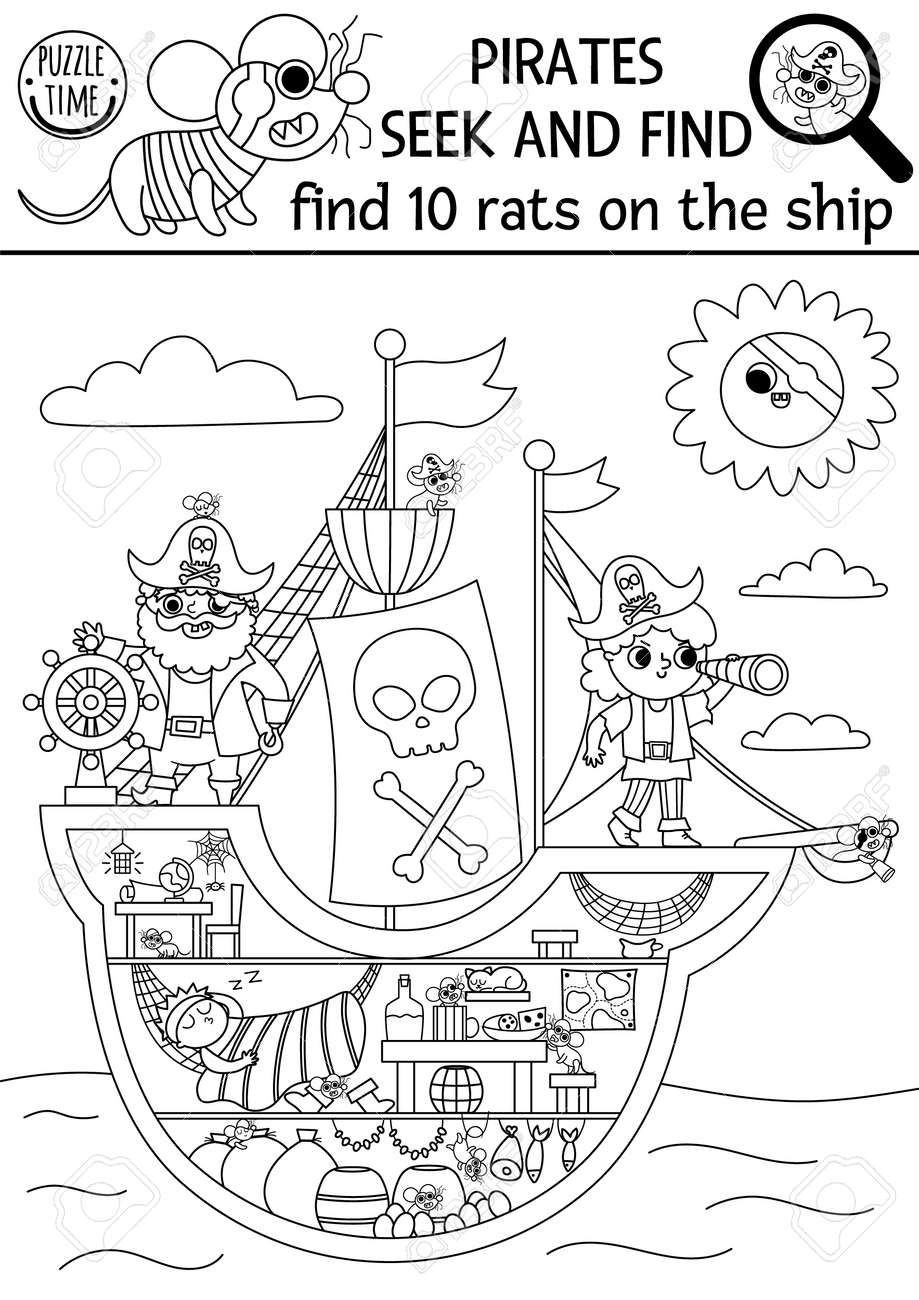 155+ Pirates Coloring Pages to Print 117