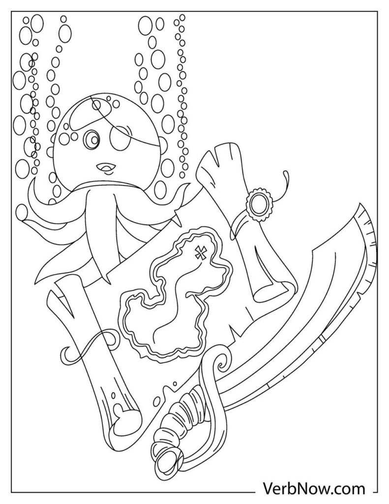 155+ Pirates Coloring Pages to Print 120