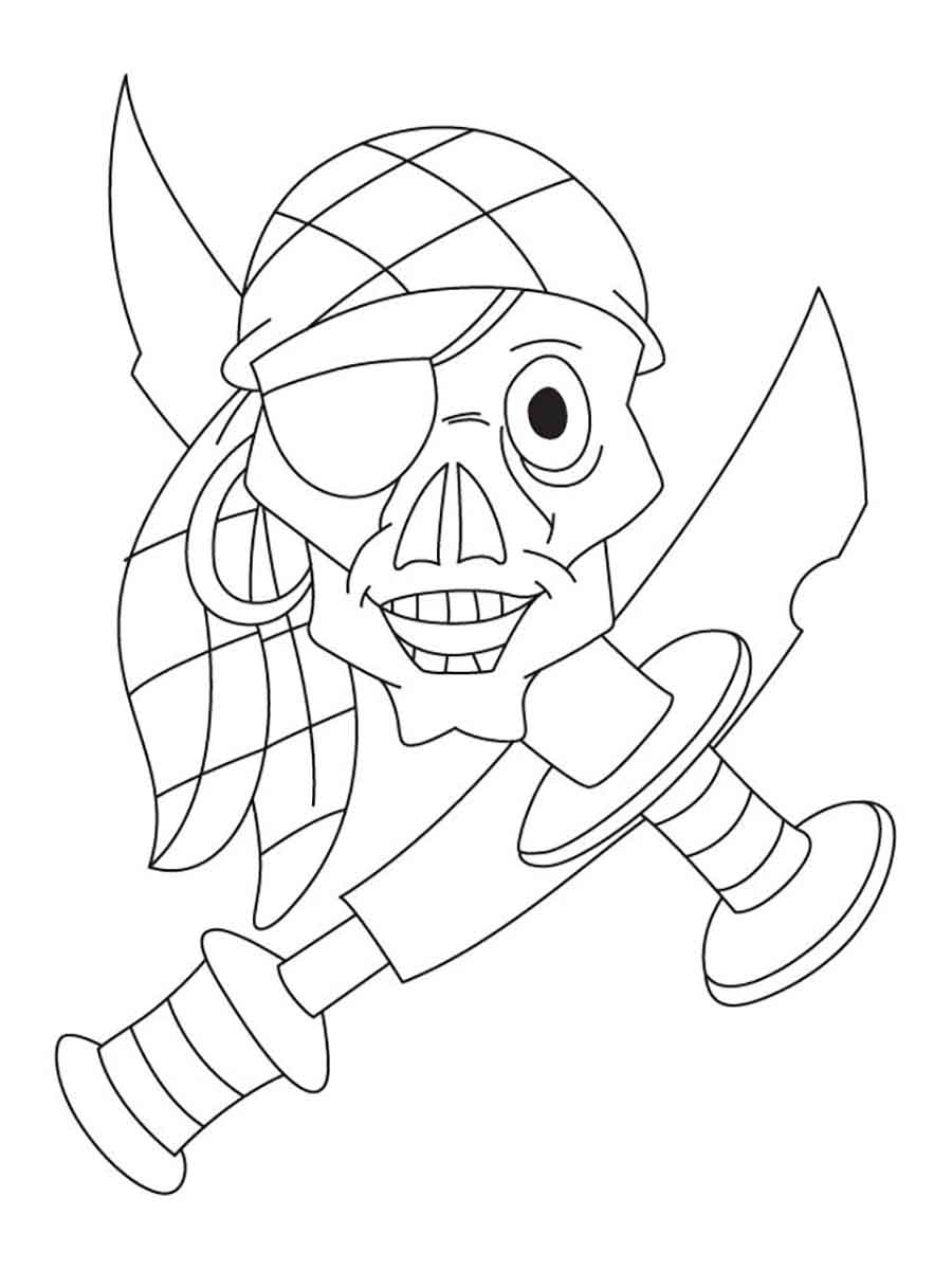 155+ Pirates Coloring Pages to Print 126