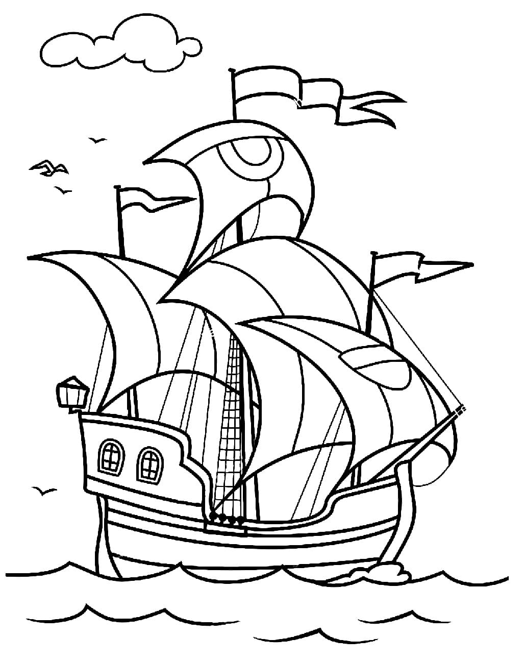 155+ Pirates Coloring Pages to Print 144