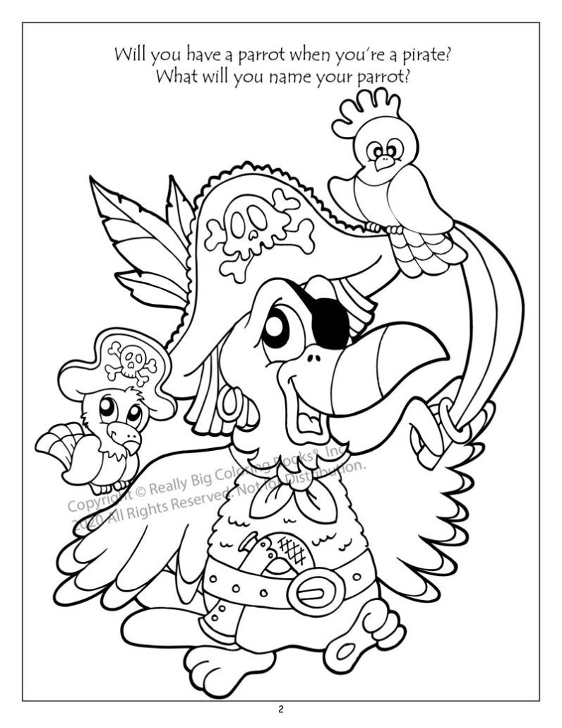 155+ Pirates Coloring Pages to Print 146