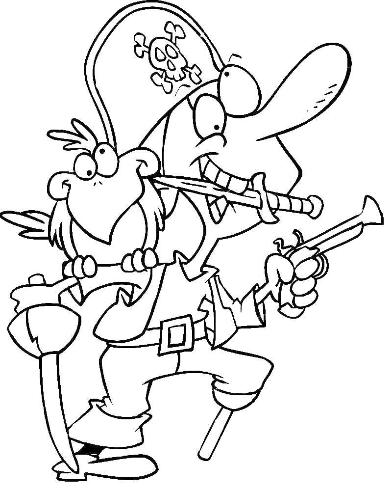 155+ Pirates Coloring Pages to Print 153