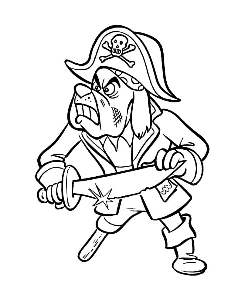 155+ Pirates Coloring Pages to Print 154