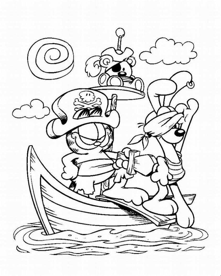 155+ Pirates Coloring Pages to Print 18