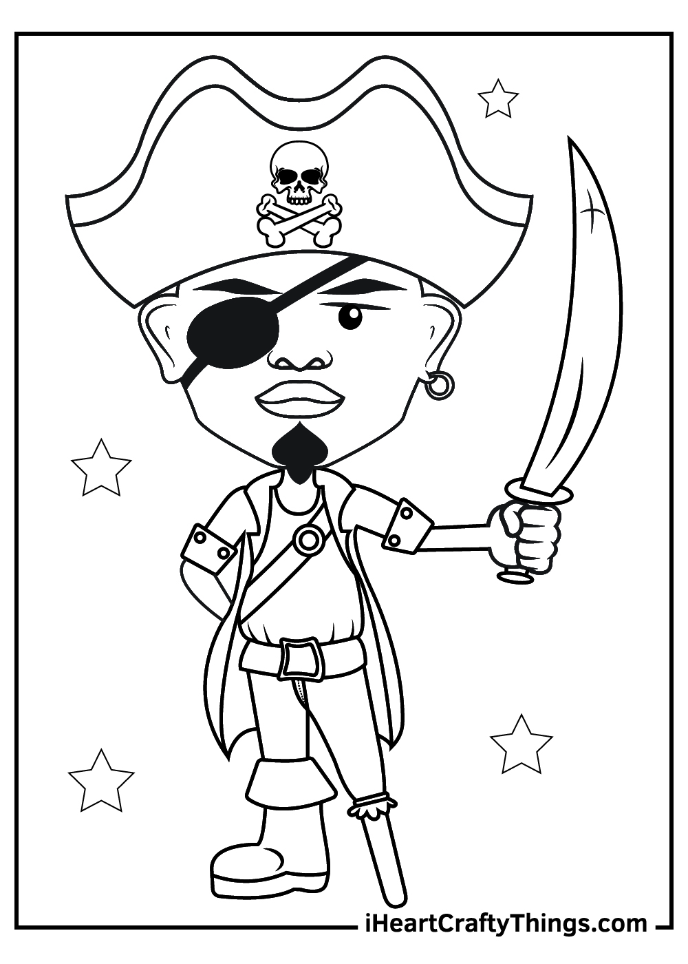 155+ Pirates Coloring Pages to Print 2