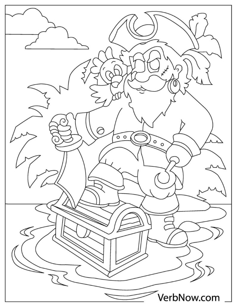 155+ Pirates Coloring Pages to Print 20