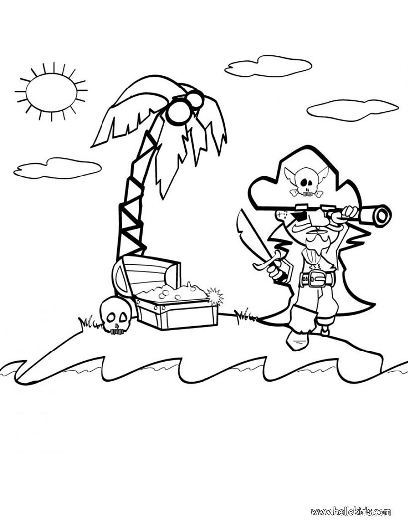 155+ Pirates Coloring Pages to Print 28