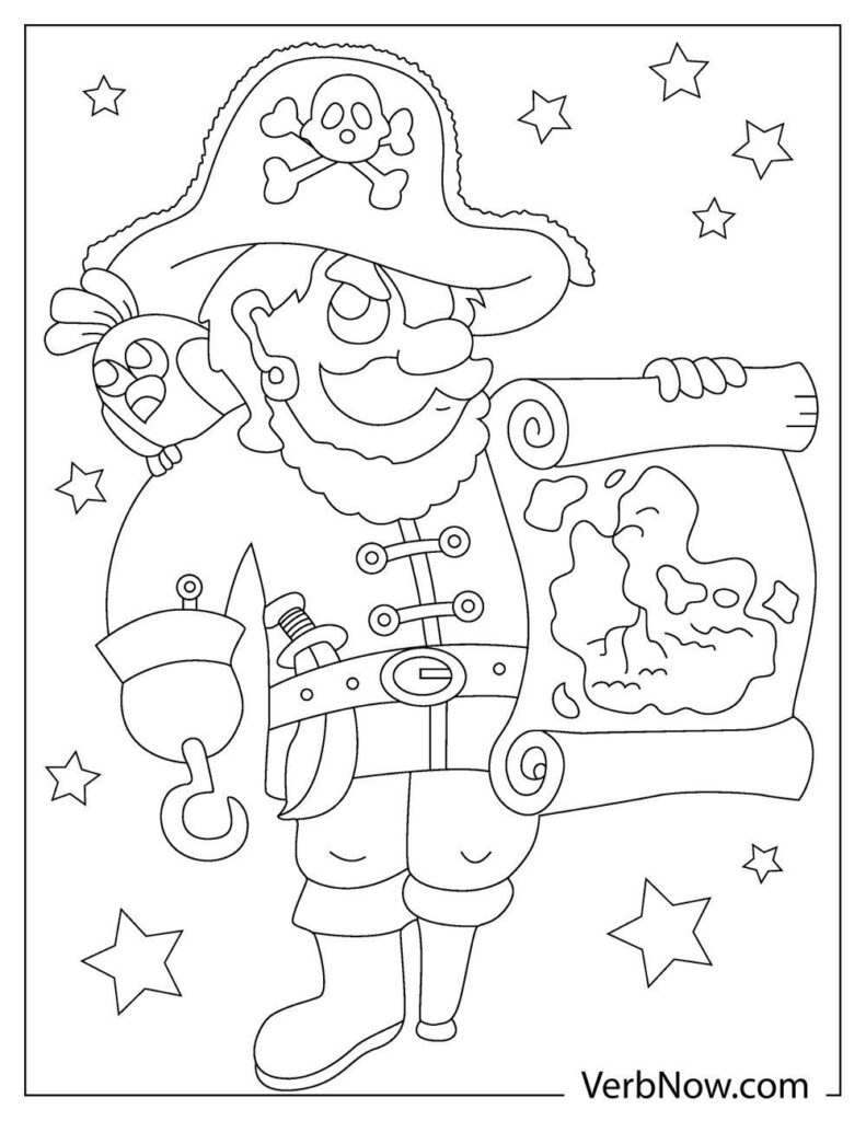 155+ Pirates Coloring Pages to Print 31