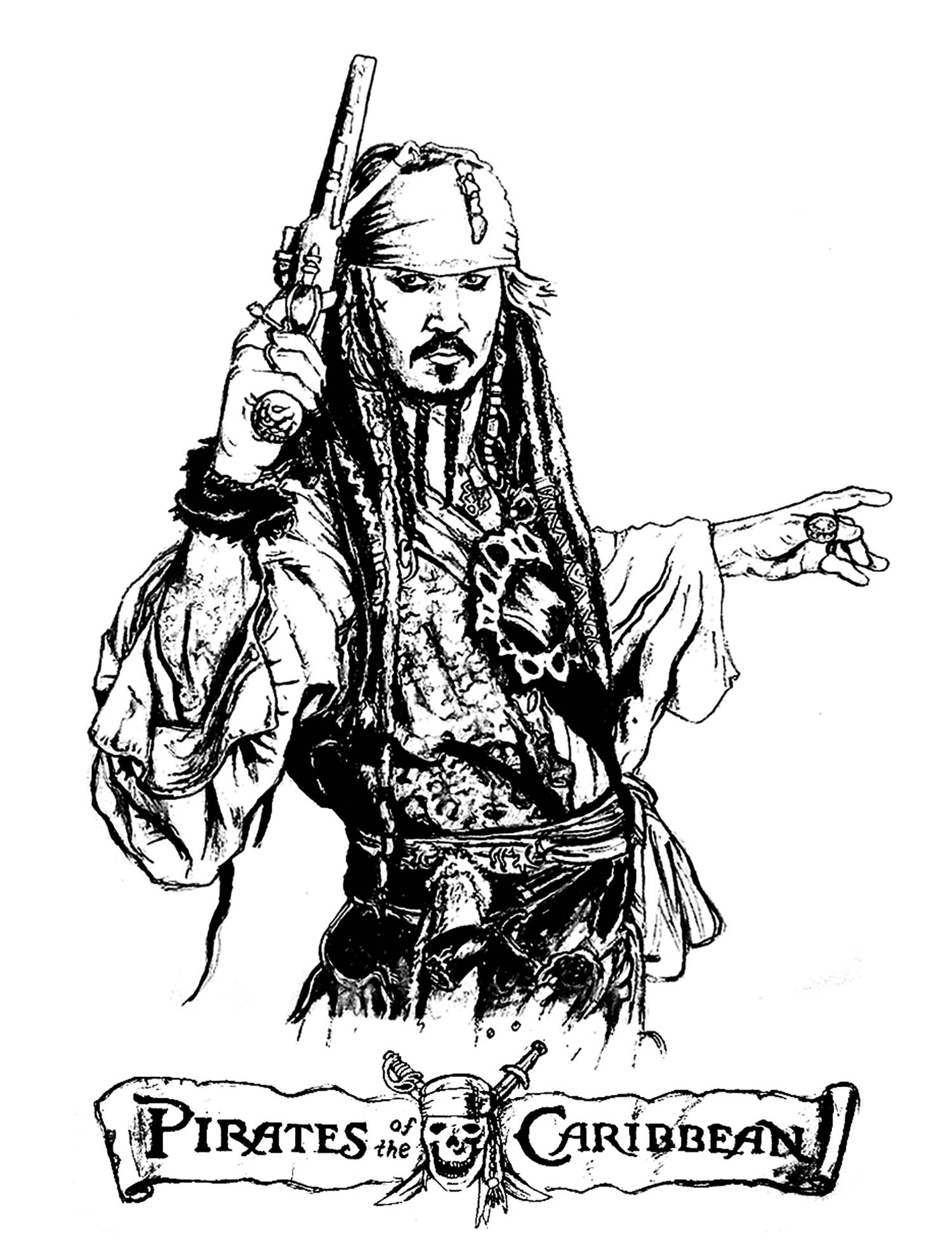 155+ Pirates Coloring Pages to Print 41