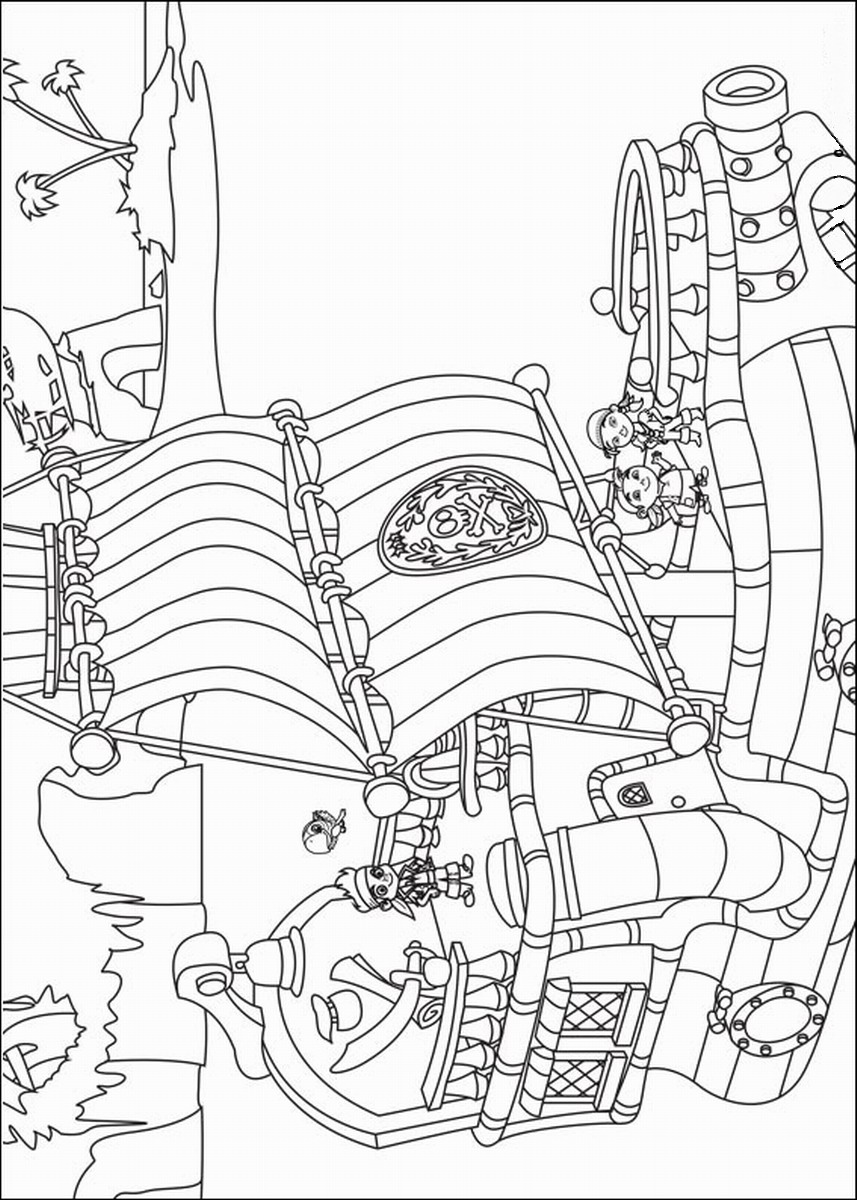 155+ Pirates Coloring Pages to Print 43