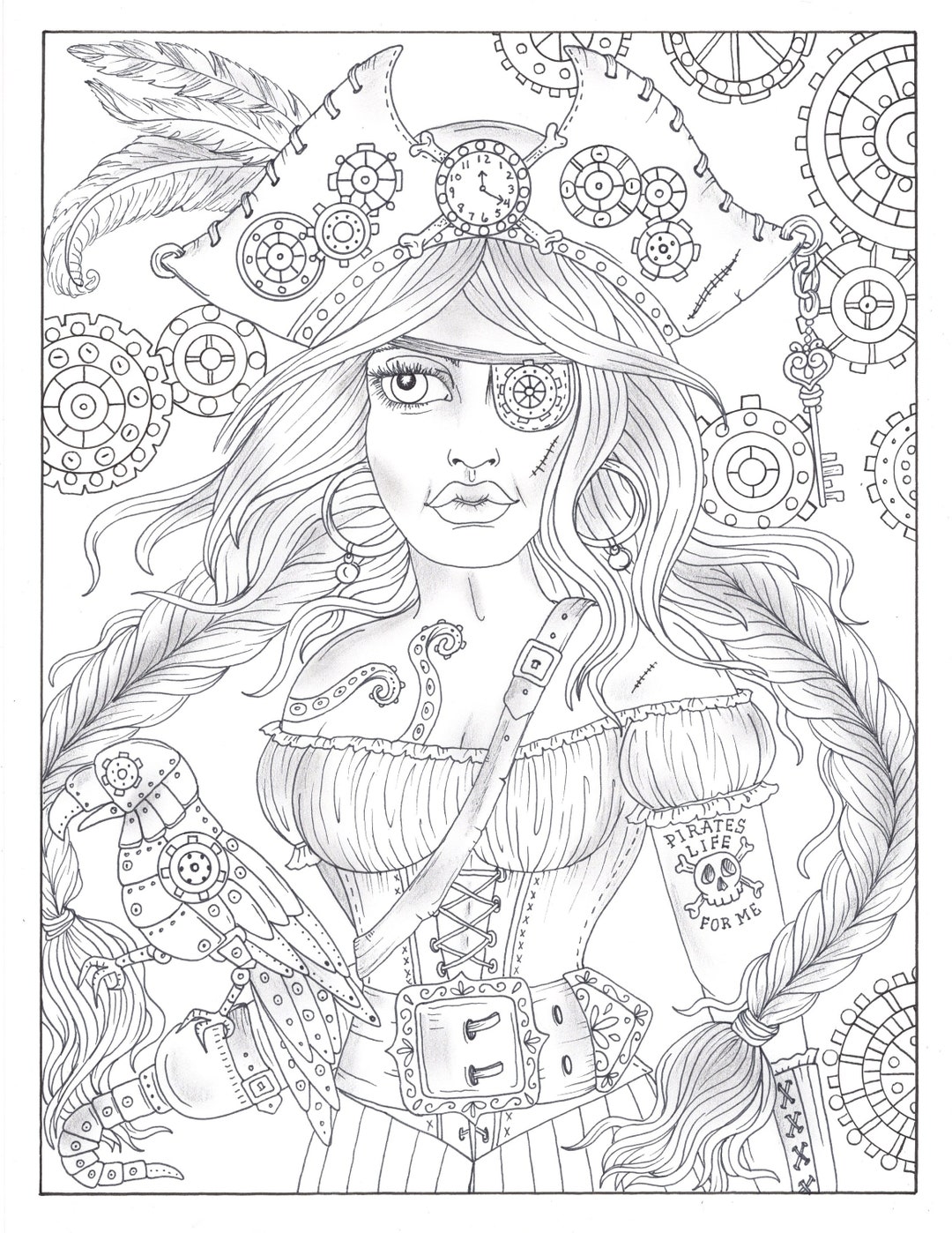 155+ Pirates Coloring Pages to Print 45