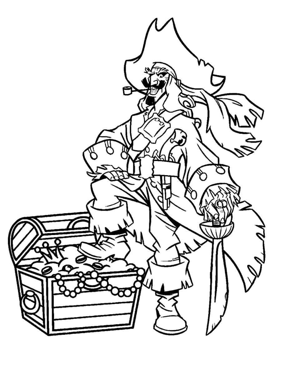 155+ Pirates Coloring Pages to Print 52