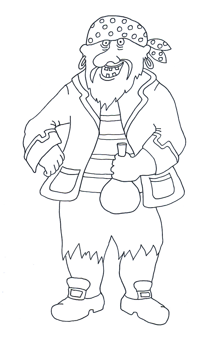 155+ Pirates Coloring Pages to Print 53