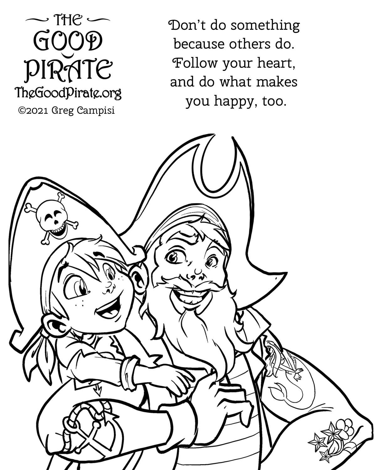 155+ Pirates Coloring Pages to Print 62