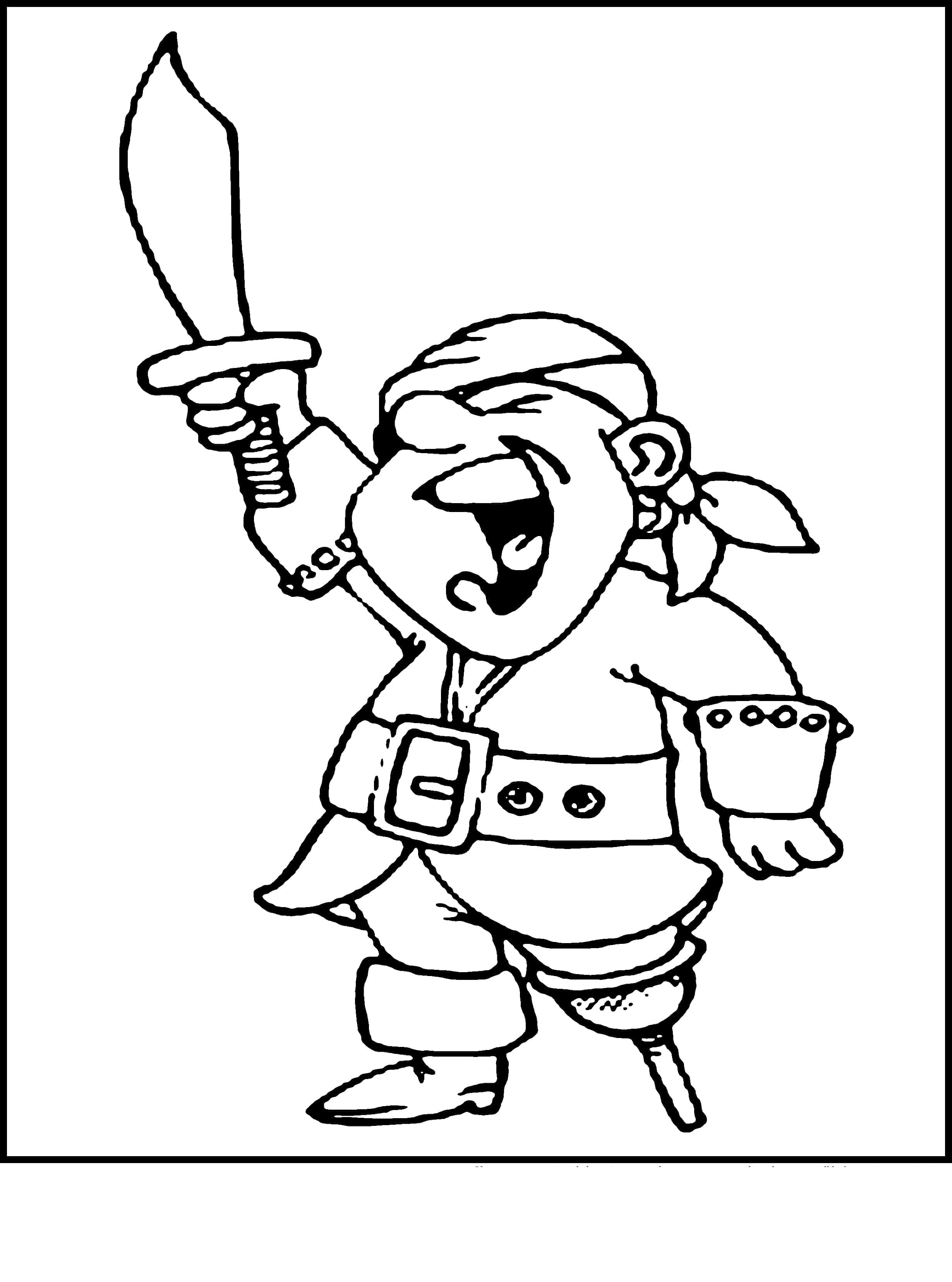 155+ Pirates Coloring Pages to Print 64