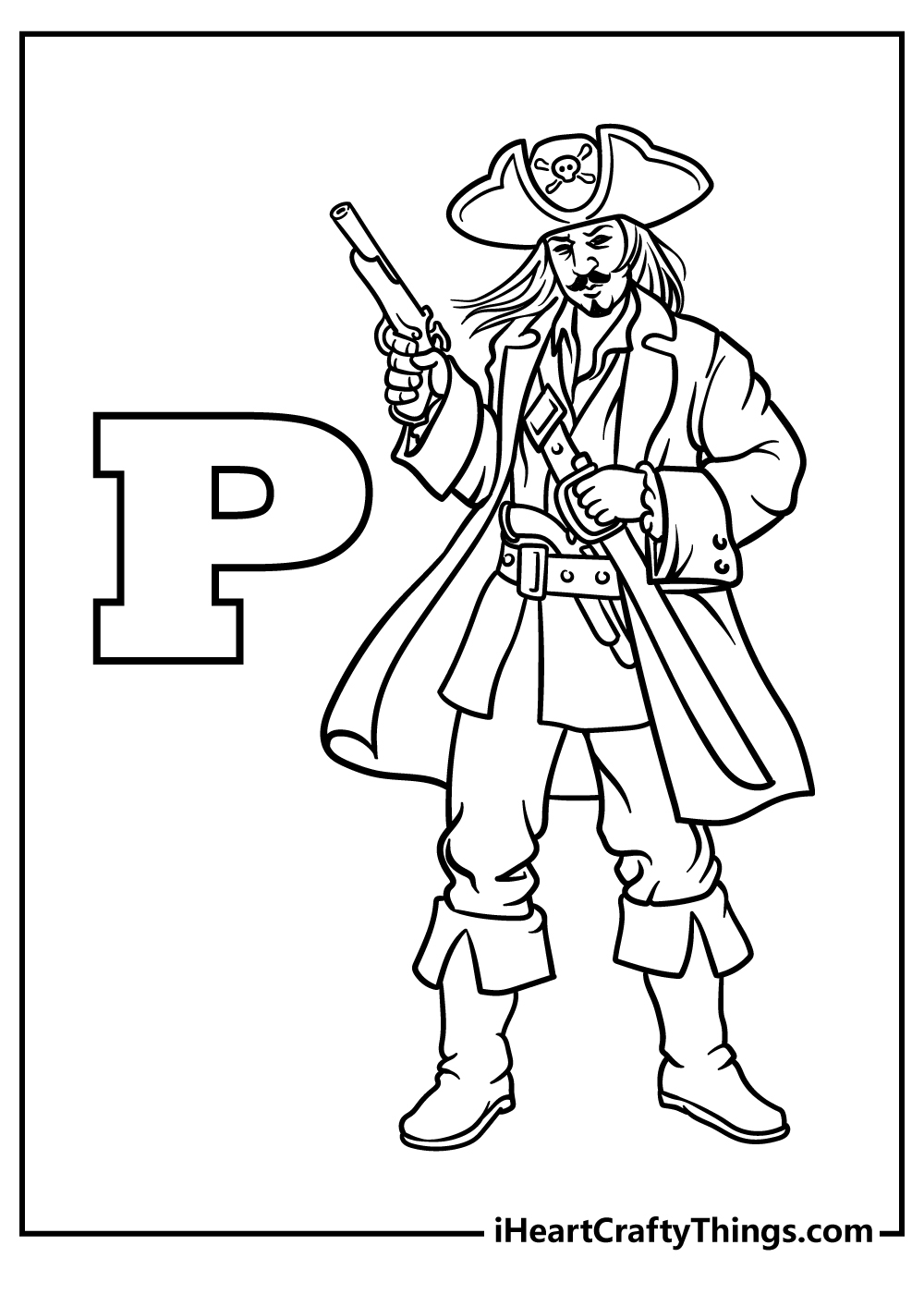 155+ Pirates Coloring Pages to Print 74