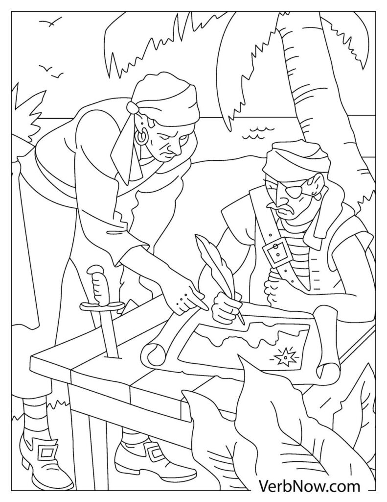 155+ Pirates Coloring Pages to Print 78