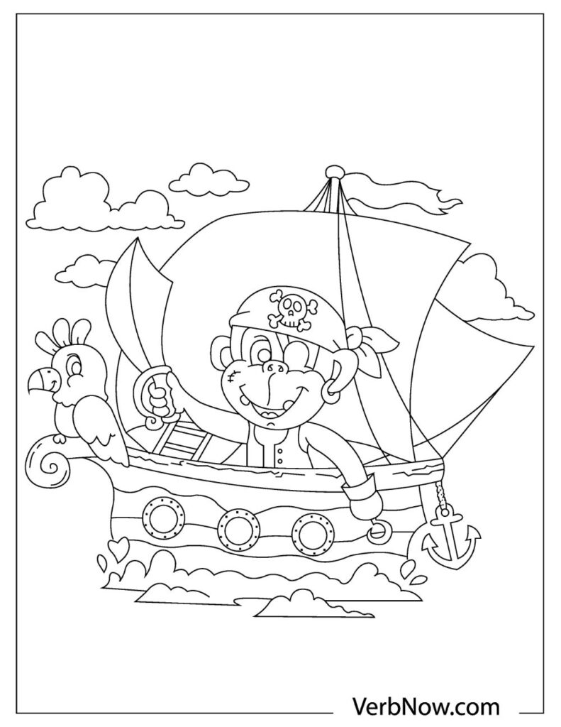 155+ Pirates Coloring Pages to Print 81