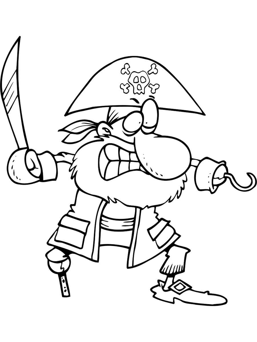 155+ Pirates Coloring Pages to Print 82