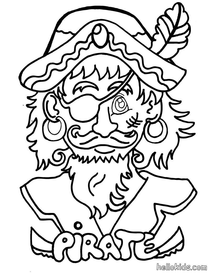 155+ Pirates Coloring Pages to Print 9