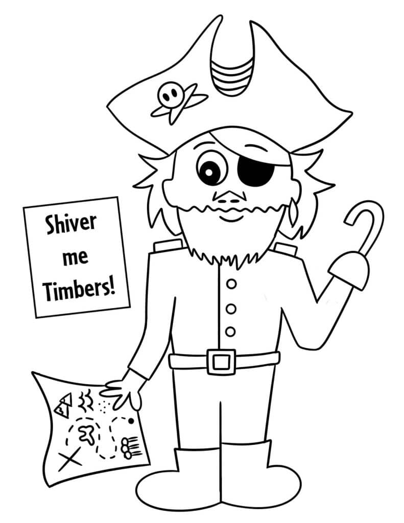 155+ Pirates Coloring Pages to Print 93