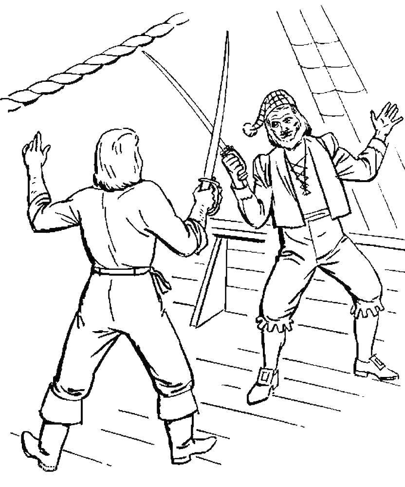 155+ Pirates Coloring Pages to Print 98