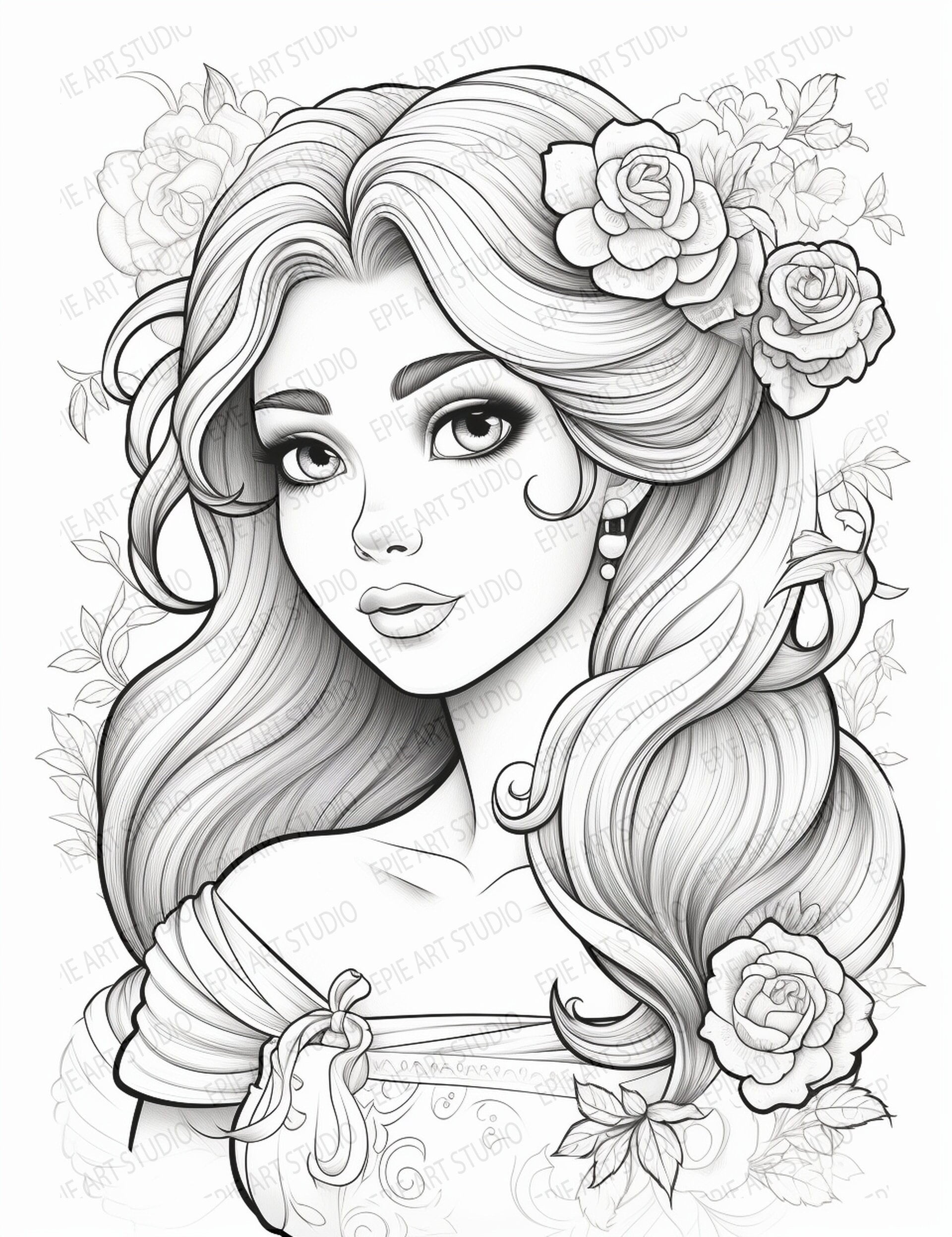 holly coloring pages printable jpg