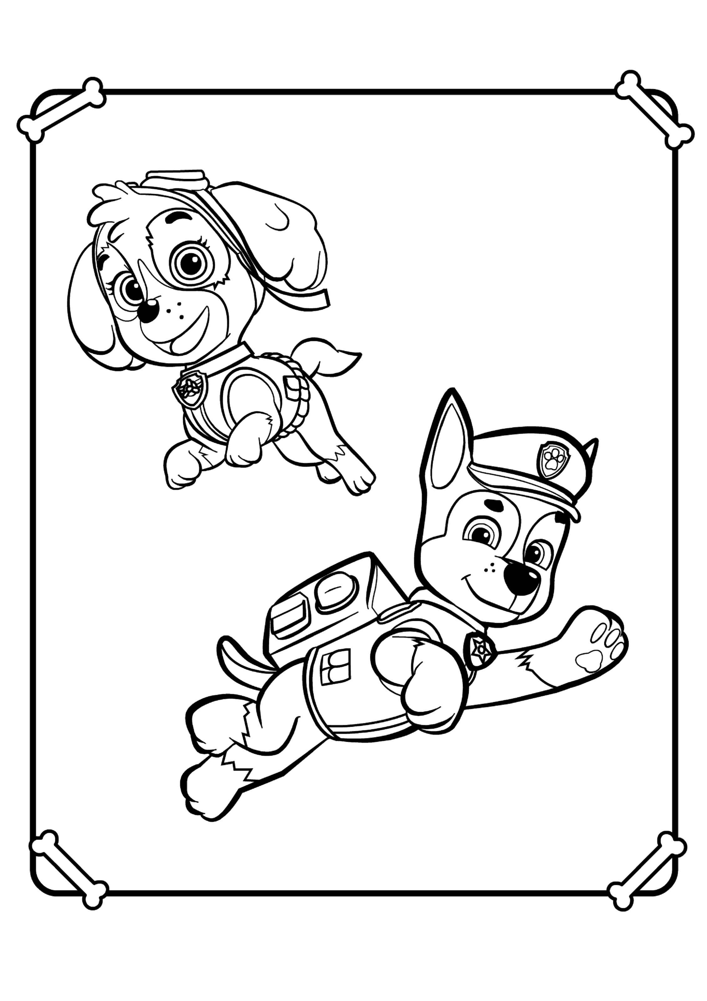 160+ Skye Paw Patrol Coloring Page Ideas for Adventure 122