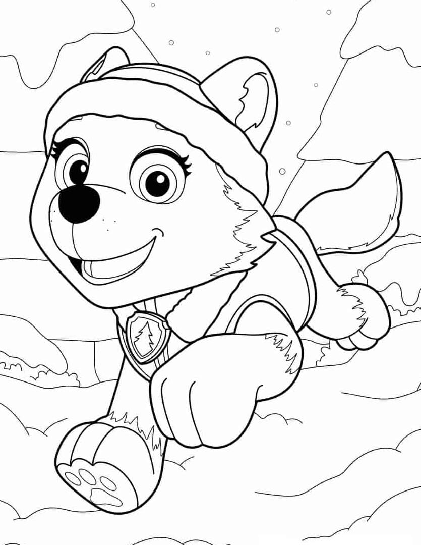 160+ Skye Paw Patrol Coloring Page Ideas for Adventure 136