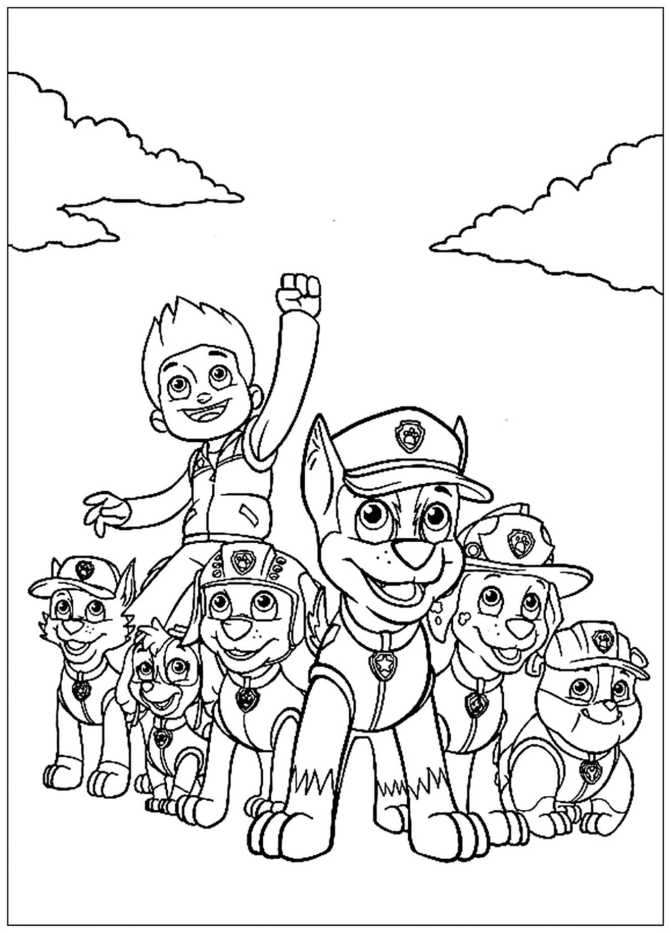 160+ Skye Paw Patrol Coloring Page Ideas for Adventure 139