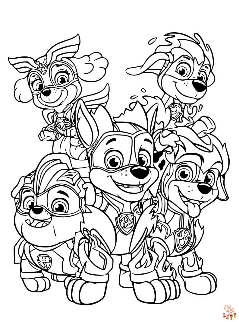 160+ Skye Paw Patrol Coloring Page Ideas for Adventure 14